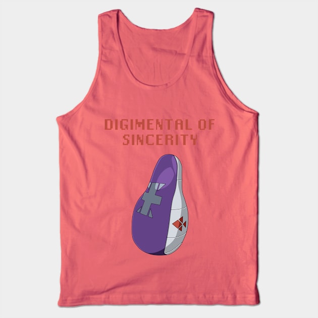 Digimental of Sincerity Tank Top by Decokun